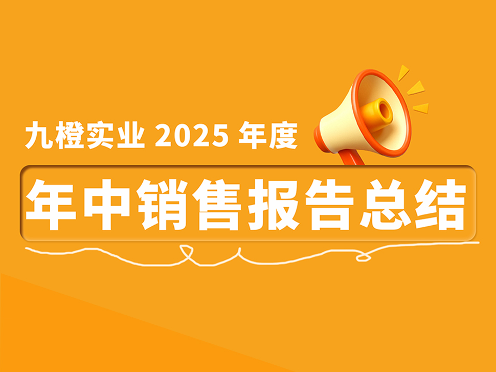 九橙实业2025年度年中销售报告总结